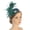 Dark Green, variant on Elegant French Top Hat Hair Accessory Bride Bridal Headpiece Fascinator Weddings Party Headdress Black One Size