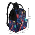 thumbnail image 2 of Easygdp Neon City Map para Bolsa de Bebé de Gran Capacidad con Múltiples Bolsillos, Bolsa de Pañales para Padres, Bolsa de Viaje Organizada y Elegante, 2 of 6