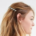 thumbnail image 2 of Instagram Épingle à Cheveux à Damier Féminine et Sans Couture avec Bordure Cassée Accessoires, 2 of 4