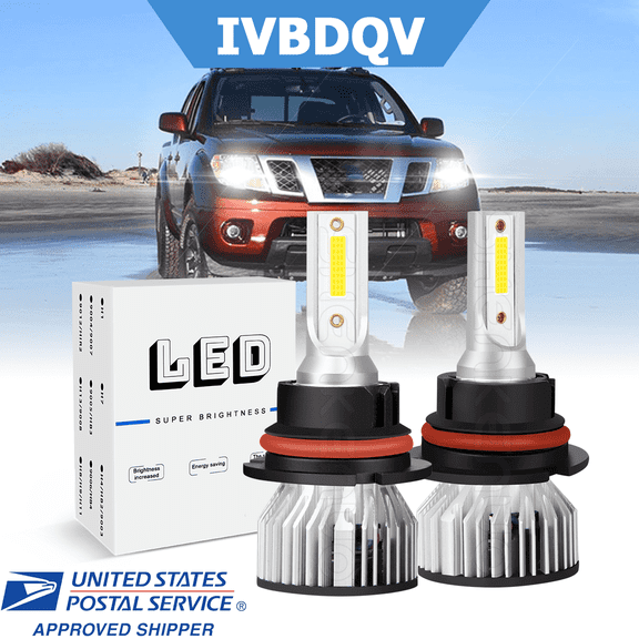 For Nissan Frontier 2001-2022 LED Headlights 9007 High/Low Beam Bulb 2Pcs 36W 6000K Super Bright White