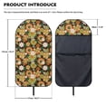 thumbnail image 6 of Garronmavis 1 PC Front Car Seat Towel Cover, Waterproof Stain Resistant Non-Slip Breathable, for Gym Workout Beach Hiking Running, Universal Fit for Cars SUV Trucks Sedan Van, 6 of 8