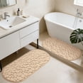 thumbnail image 7 of Non-Slip Bathroom Rugs Set 2 Piece, Memory Foam Bath Mat, Quick-Dry & Machine Washable, Khaki by PALIFEUR, 7 of 7