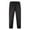Black, variant on ZCFZJW Kids Waterproof Snow Ski Pants Boys Girls Winter Warm Fleece Snowboard Pants Solid Color Elastic Waist Outdoor Windproof Hiking Pants Dark Gray 13 Years
