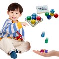 thumbnail image 4 of Gonggi Jack Stone Pebbles Establece Un Juego Tradicional para Juegos Fiesta (dados Lados A), 4 of 9