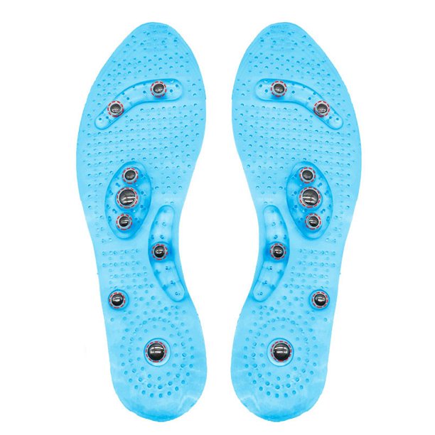Plantillas De Masaje De Terapia Magnética Unisex Para Pies Acupresión Almohadillas De Zapatos Adelgazar Para Bajar De Peso Transparente
