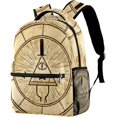 thumbnail image 1 of Gravity Falls Bill Cipher Wheel School Bag School Backpack for Rucksack Bookbag Travel Backpack, 1 of 6