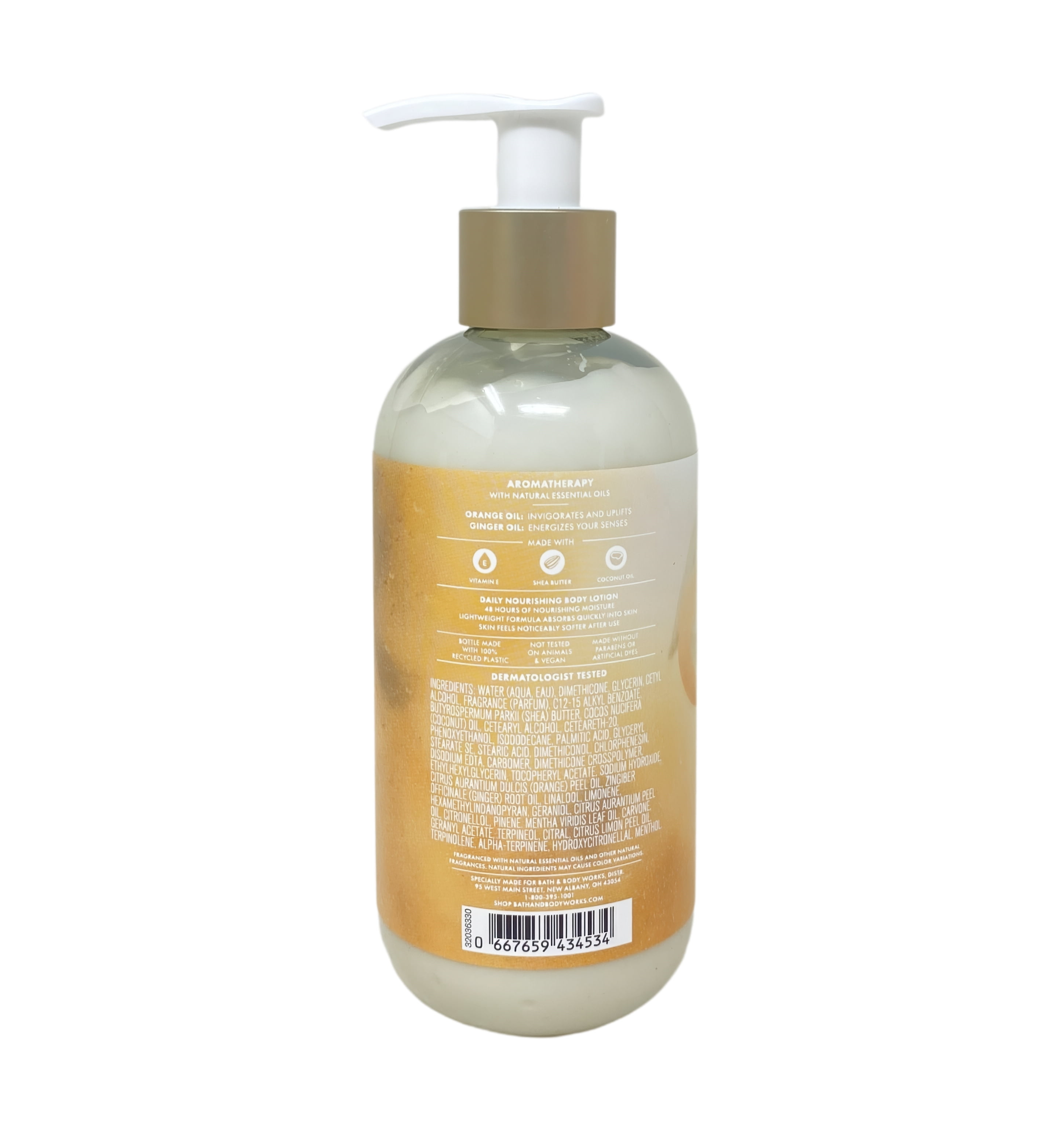 Bath & Body Works Aromatherapy Energy Orange + Ginger Oil Body Wash & Foam Bath and Daily Nourishing Body Lotion with a Zen Garden Bar Soap