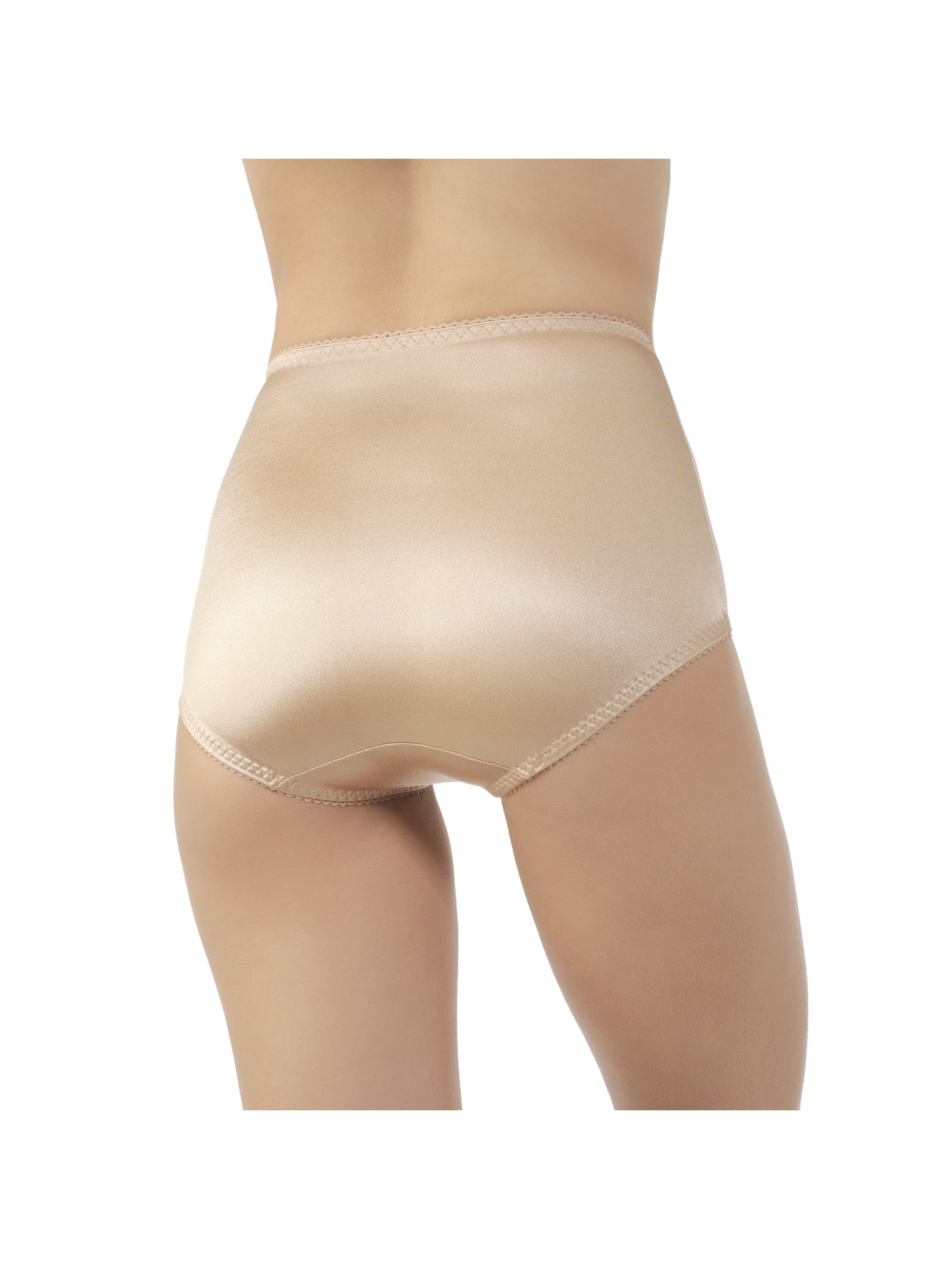 Women's Vassarette 40001 Undershapers Smoothing & Shaping Brief Panty (Vass  Latte 3X) 