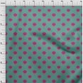 thumbnail image 3 of oneOone Viscose Chiffon Fabric Leaves & Lotus Block Printed Craft Fabric BTY 42 Inch Wide, 3 of 4
