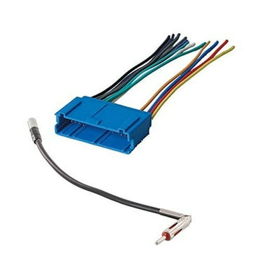 Asc Audio Car Stereo Radio Wire Harness And Antenna Adapter To Aftermarket Radio For Some Buick Cadillac Chevrolet Gmc Oldsmobile Pontiac Saturn Vehicles Listed Below Walmart Com