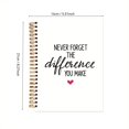 thumbnail image 3 of Motivational Spiral Notebook, A5 Inspirational Journal for Teachers and Volunteers, Uplifting Appreciation Gift for All, 3 of 6