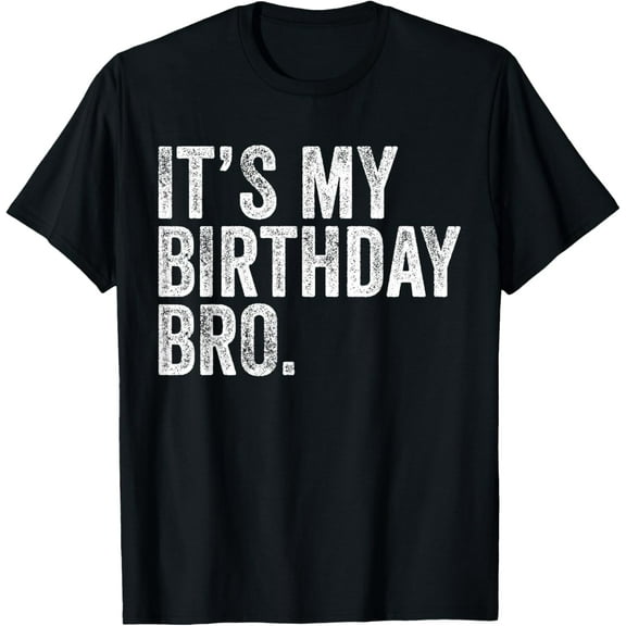 It's My Birthday Bro Birthday Party For Boy Youth Teen T-Shirt