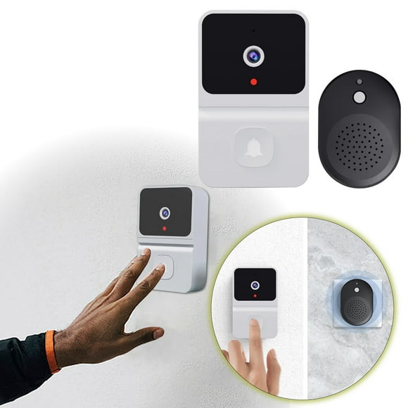 Oliegs Heated Blanket Smart Wireless Remote Control Video Doorbell Smart Video Ring Doorbell Home Intercom Night Wifi Connection Antilost Doorbell Two Way Call APP Control Camera Chocolate