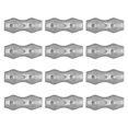 thumbnail image 1 of unbranded 12Ud Abrazaderas Dobles Para Cuerda De Acero Con Montaje Ideal Para Proyectos Industriales, 1 of 8