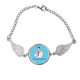 thumbnail image 1 of Medicina preventiva Pulsera pulsera pulsera alas de ángel pulsera, 1 of 3