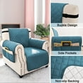thumbnail image 3 of TWINNIS Waterproof Recliner Covers Dog Chair Cover Furniture Protector Sofa Slip Cover for Pets and Kids,25",Blue, 3 of 6