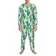 thumbnail image 3 of Balery Cactus 1 Pijama para Hombre de Dos Piezas con Manga Larga, Conjunto de Dormir y Descanso Suave con Bolsillos-X-Large, 3 of 7