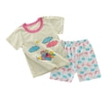 thumbnail image 2 of Moda Niños Bebés Niñas 2 Piezas Ropa CUTICAT 73-80cm Conjuntos de Pantalones de Camiseta, 2 of 6
