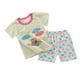 thumbnail image 2 of Niños bebé 2pcs camiseta de pantalones pantalones cortos conjunto de ropa Estilo4 73-80cm, 2 of 6