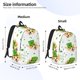 thumbnail image 2 of Disketp happy dog. St. Patricks Day print Canvas Backpack Lightweight Travel Daypack Student Rucksack Laptop Backpack-Medium, 2 of 5