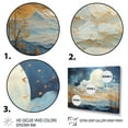 thumbnail image 3 of Designart "Clouds Celestial Wisp Collage" Landscapes Floater Framed Wall Decor, 3 of 7