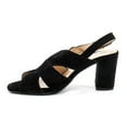 thumbnail image 3 of Eric Michael Womens Lark Cut-Out Suede Slingback Heels, 3 of 6