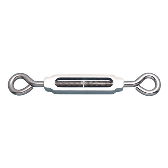 ALUMINUM & STAINLESS STEEL EYE & EYE TURNBUCKLE 3/16" (A0154-EE05-A)