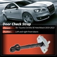 thumbnail image 3 of Unique Bargains No.6861002340 Soporte de verificación de puerta delantera izquierda y derecha para Toyota Corolla SE Hatchback 2019-2022, limitador de bisagra de puerta 1 pieza, 3 of 6