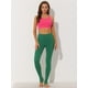 thumbnail image 3 of Disfraz de Halloween Leggings De Mujer Pantalones De Estribo De CintuElástiDe Color Sólido Verde oscuro XS, 3 of 5