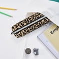 thumbnail image 6 of Rocae Leopard Print-1 for Pen and Marker Pouch with Zipper for Men and Women, Stationery Bag Pen Holder for Work and Office, 6 of 9