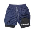 thumbnail image 3 of Pantalones cortos de compresión para hombre, ropa deportiva 2 en 1 de secado rápido con bolsillos para el teléfono, 3 of 5