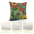 thumbnail image 4 of PHYHOO Spring Throw Pillow Covers Decorative Outdoor Sunflower Pillow Case, Green Flower Sofa Couch Patio Cushion Case, Floral Cushion Covers for Holiday Home Seasonal Spring Decor, 4 of 5