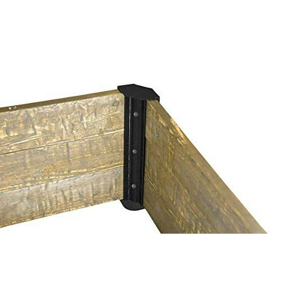 CedarCraft Raised Wooden Garden Bed 48 x 48 x 10.5”H ()...Create The Ideal Growing Environment for Your Herbs & Veggies (CCG4510BN)