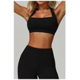 thumbnail image 4 of Sujetador deportivo  for mujer, cuello cuadrado, sin costuras, acolchado, for yoga, entrenamiento, camiseta sin mangas, 4 of 6