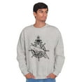 thumbnail image 5 of Nautical Whale Wheel Spiritual Animal Sweatshirt for Men or Women Brisco Brands L, 5 of 6