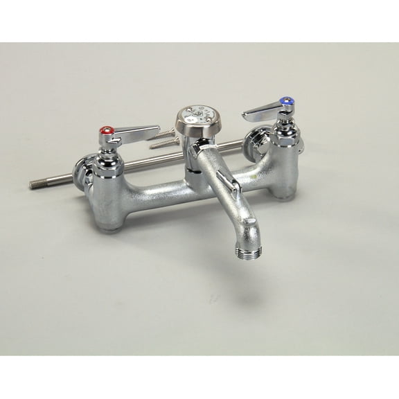 T&S Brass Service Sink Faucet, Wall Mount, 8 Centers, Built B-0665-BSTR - Genuine OEM Replacement Part
