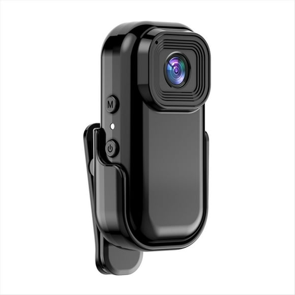 Mini CáMara Wifi 1080P CáMara Corporal PortáTil Action Cam Sport DV con Pantalla GrabacióN de Video CáMara Clip Trasero - Negro