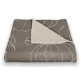 thumbnail image 3 of Creative Products Gray Fall Pattern 50 x 60 Coral Fleece Blanket, 3 of 3