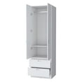 thumbnail image 2 of FM FURNITURE Tall Mayer Wardrobe in Melamine with Two Doors and Two Drawers, 2 of 5
