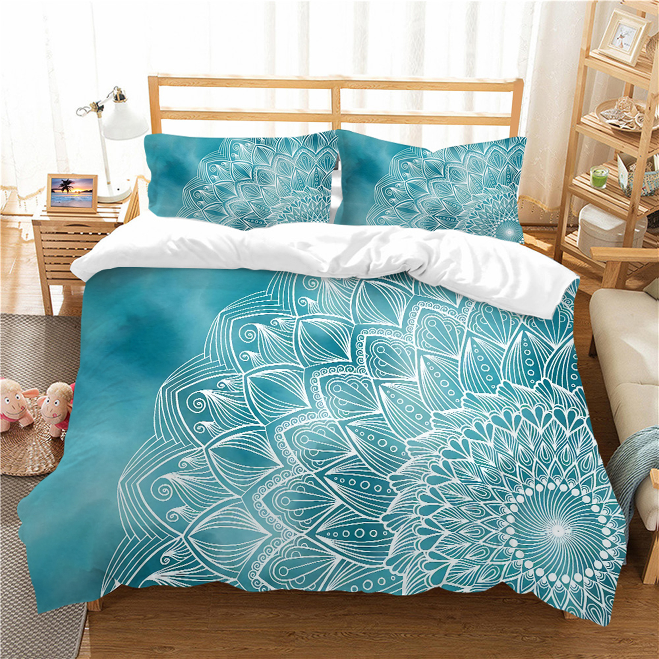 Quilt Cover Set Comforter Cover Set 3D Bohemia Printed Home Decor ...