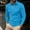 Blue, variant on Elvqul Men's and Big Men's Long Sleeve Shirts Solid Collared Tops for Men White Pullover Polo Shirts