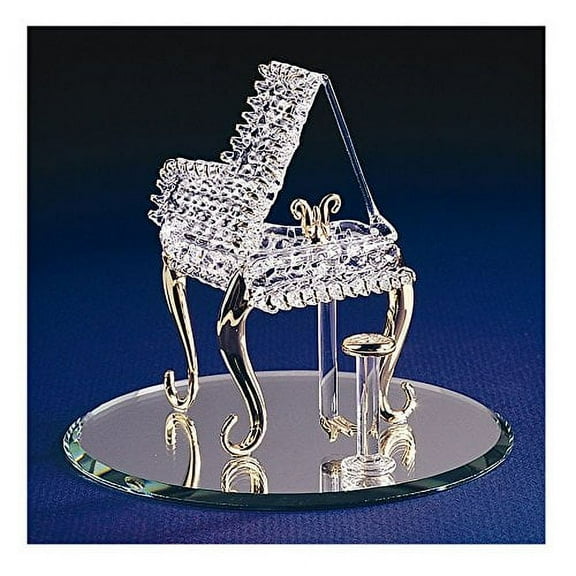 Baby Grand Piano Glass Figurine