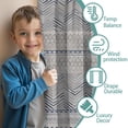 thumbnail image 3 of Blackout Kids Curtains,Boho Bohemia Geometric Line Art Childrens Insulated Curtains Set Of 2,Bedroom Essentials,Toddler Room Decor 42"x63"(106x160cm), 3 of 4