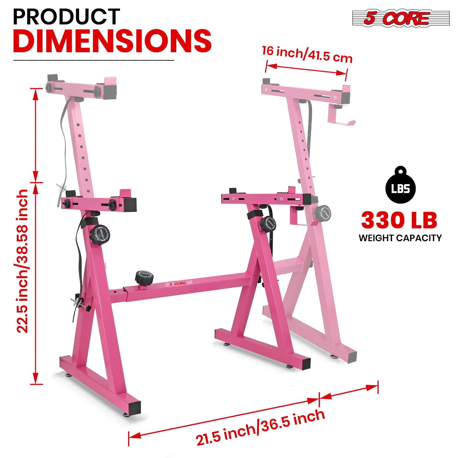 Adjustable Z-Style Keyboard Stand Riser – Heavy Duty Portable Music Stand for 54-88 Key Pianos, Synthesizers & DJ Gear