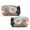 Clear Lens Chrome Housing Amber Reflector(Left+Right), variant on Headlights Headlamps with Light Bar Pair Clear Lens Chrome Housing Amber Reflector Fit for Dodge Ram 1500 2006-2008 /Fit Dodge Ram 2500 3500 2006-2009