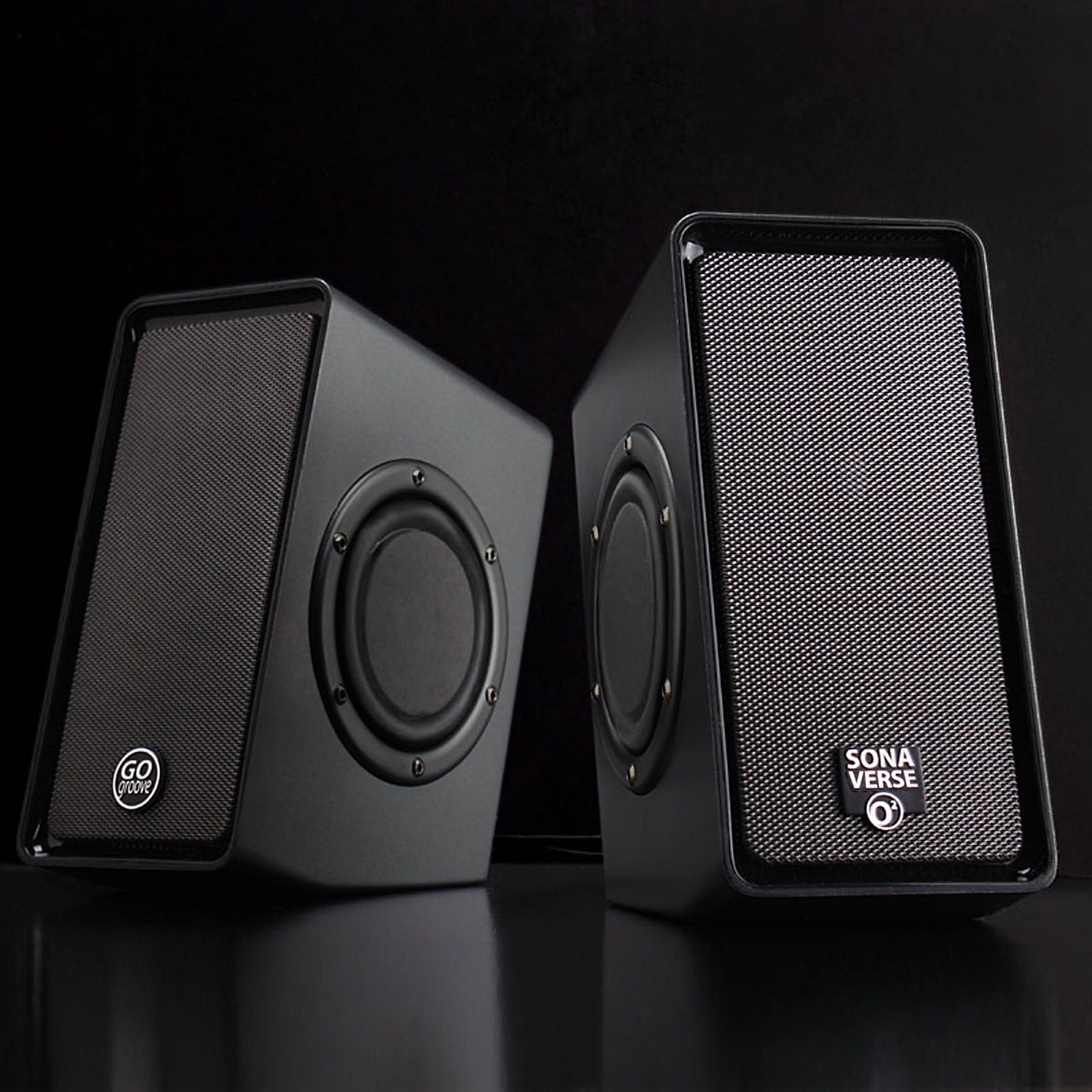 GOgroove SonaVERSE O2 USB Multimedia Stereo Speaker with Powered Subwoofer & Volume Control