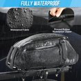 thumbnail image 2 of QJUHUNG 8L Reflective Rear Rack Bag - Waterproof Bike Saddle Panniers with Secure Attachment  Ample Storage  and Comfortable Shoulder Strap - Ideal for Daily Commuters and Long-Distance T, 2 of 7