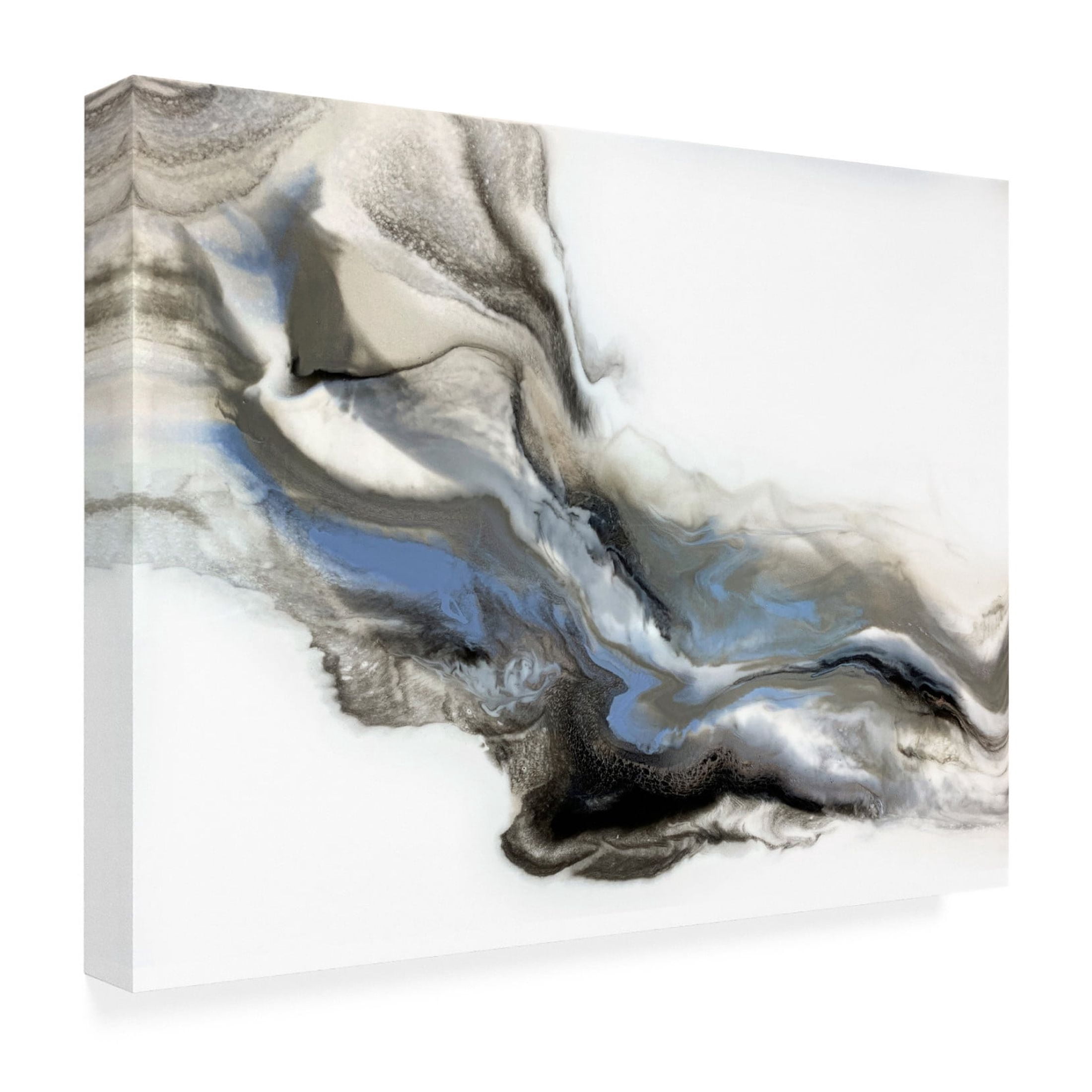 Trademark Fine Art Alyson Storms Grey Smoke Canvas Wall Art