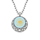 thumbnail image 1 of Sol Sol amarillo pintado a mano Collares Colgante Retro Moon Stars Jewelry Unbranded M, 1 of 3