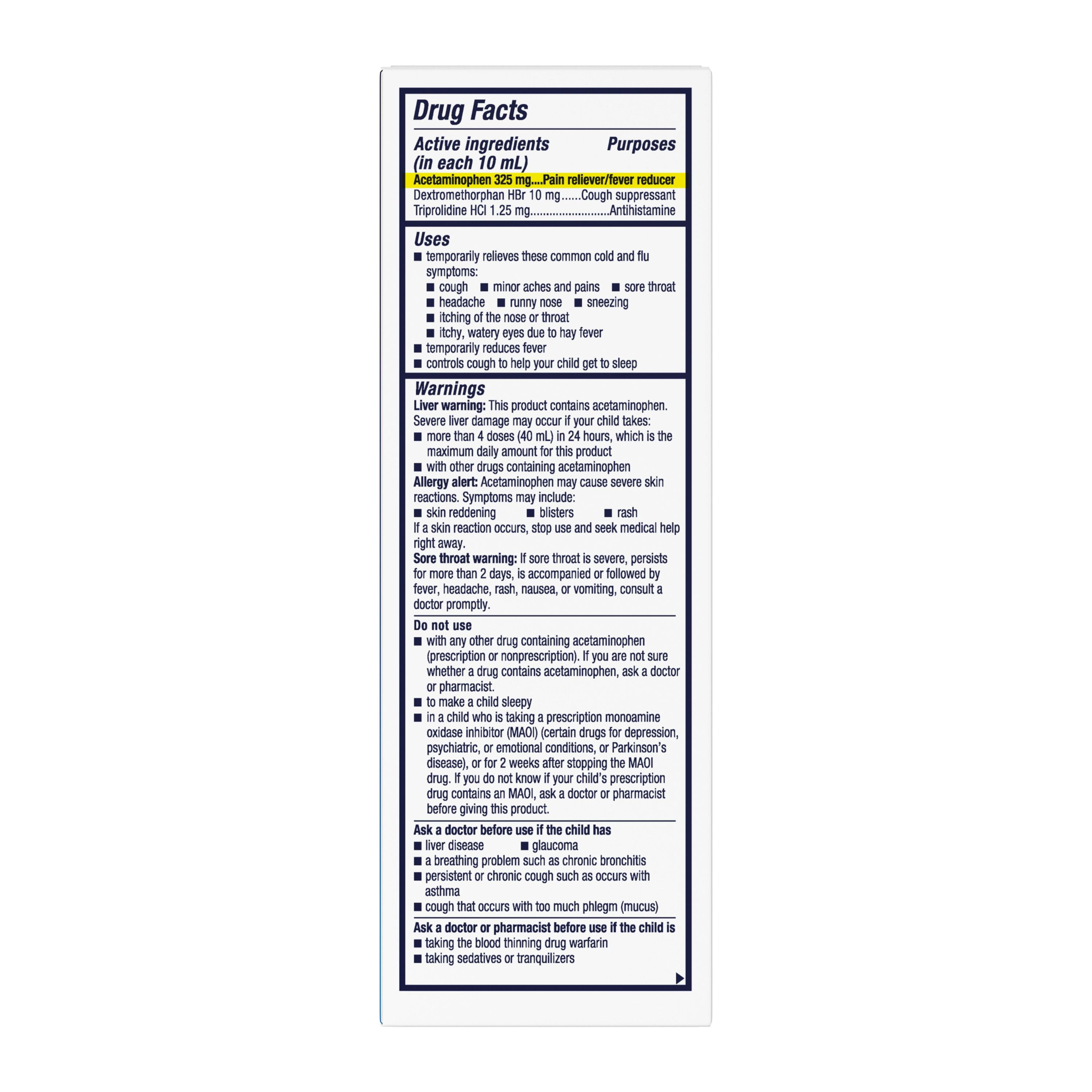 Mucinex,Children's Night Time, Multi-Symptom Cold and Flu Relief, Honey Flavor, 4fl oz, Plastic Bottle